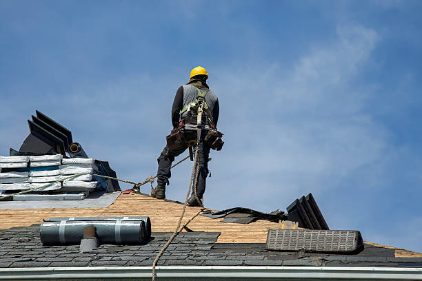 Professional Roof Installation technician working in Rockford, WA